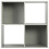 Charles Jacobs (No Drawers) Charles Jacobs Grey 4 Cube Open Book Shelf Storage Unit 4