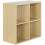 Charles Jacobs (No Drawers) Charles Jacobs Oak 4 Cube Open Book Shelf Storage Unit 5