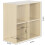 Charles Jacobs (No Drawers) Charles Jacobs Oak 4 Cube Open Book Shelf Storage Unit 7