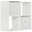 Charles Jacobs (White Drawers) Charles Jacobs White 4 Cube Open Book Shelf Storage Unit 4