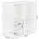 Charles Jacobs (White Drawers) Charles Jacobs White 4 Cube Open Book Shelf Storage Unit 6
