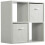 Charles Jacobs (White Drawers) Charles Jacobs Grey 4 Cube Open Book Shelf Storage Unit 4