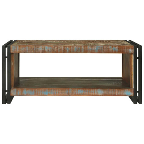 VidaXL vidaXL Coffee Table Multicolour 90 x 50 x 38 cm Solid Reclaim Wood 1