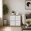 Charles Jacobs (White Drawers) Charles Jacobs Oak 4 Cube Open Book Shelf Storage Unit 3