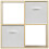 Charles Jacobs (White Drawers) Charles Jacobs Oak 4 Cube Open Book Shelf Storage Unit 5