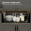 Black Granite Composite Kitchen Sink Single Bowl 60x45cm with Waste Kit 6