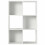 Charles Jacobs (White + No Drawers) Charles Jacobs White 6 Cube Open Book Shelf Storage Unit 4