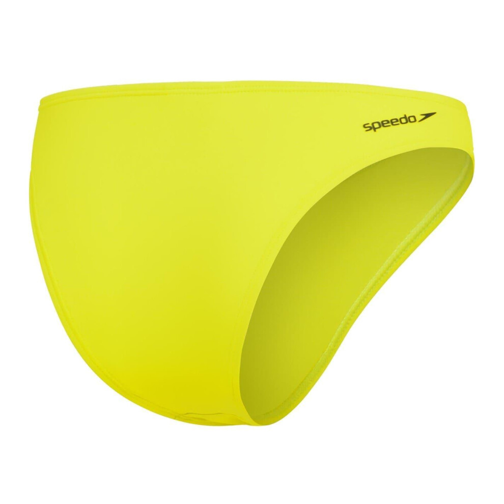 Speedo (6 Uk, Lemon Green) Womens/Ladies Logo Bikini Bottoms