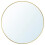 IKEA LINDBYN Gold Round Mirror 50cm 1
