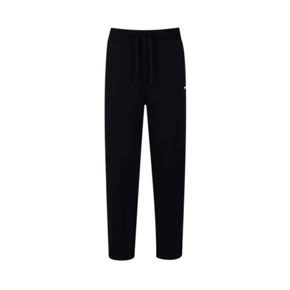 Slazenger (22 Uk, Black) Womens/Ladies Interlock Open Hem Jogging Bottoms
