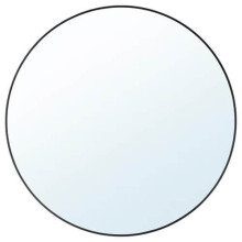IKEA LINDBYN Black Round Mirror 80cm