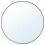 IKEA LINDBYN Black Round Mirror 80cm 1