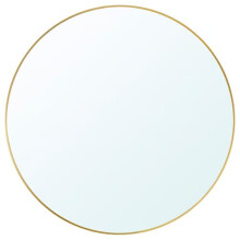 IKEA LINDBYN Gold Round Mirror 80cm