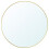 IKEA LINDBYN Gold Round Mirror 80cm 1