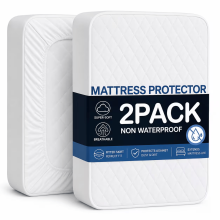 (Small Double) 2 Pack Quilted Mattress Protector With Extra 30cm Deep Pocket | All Sizes