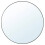 IKEA LINDBYN Black Round Mirror 110cm 1