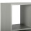 Charles Jacobs (No Drawers) Charles Jacobs Grey 6 Cube Open Book Shelf Storage Unit 6