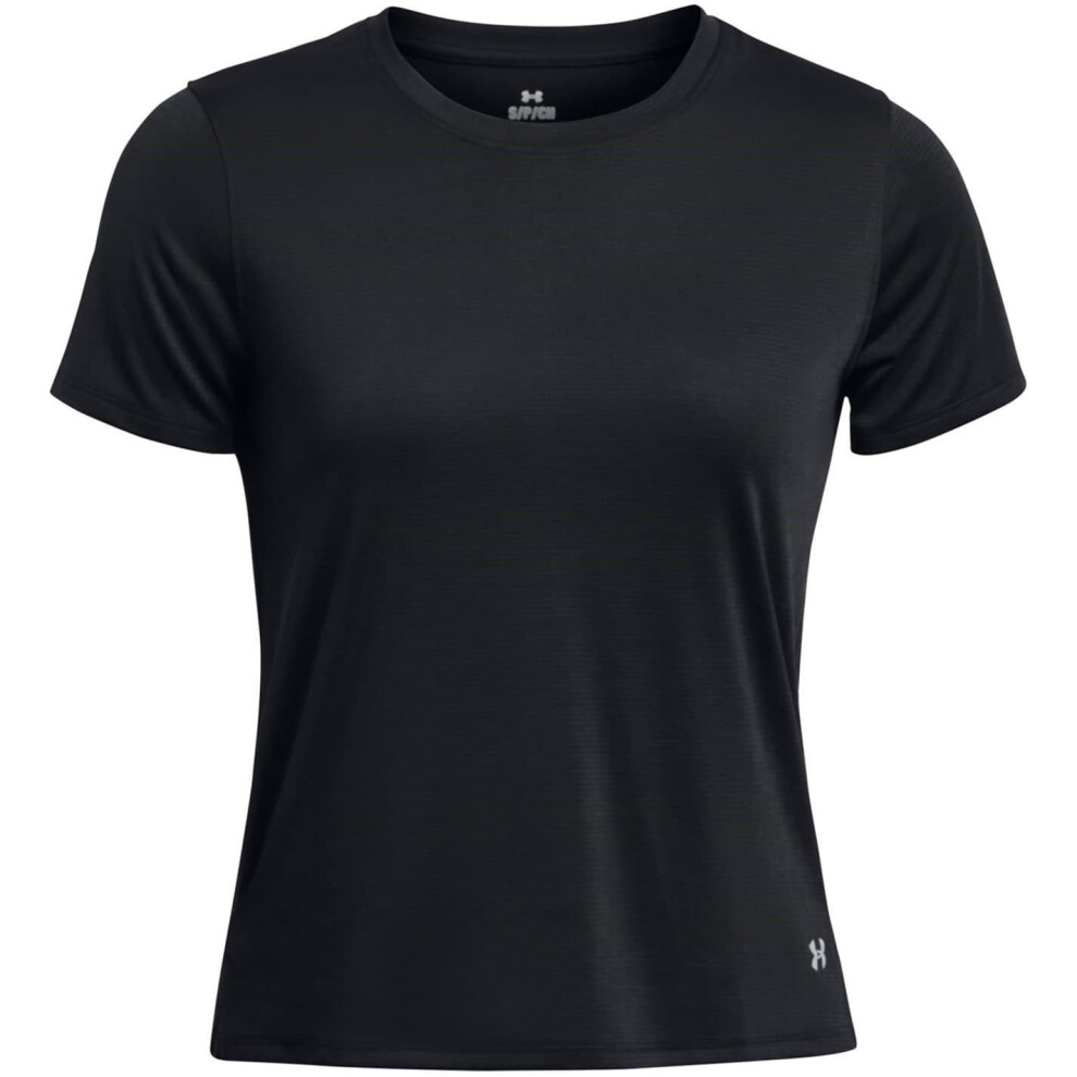 Under Armour (8 Uk, Black) Womens/Ladies Streaker Running Top