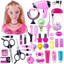 Ensemble de coiffure et maquillage de 45 pièces pour filles de 3 ans et plus.