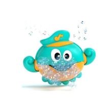 Bath Toy - Octopus - Bubble Machine - Built-in Music - Plastic - 6 months and up