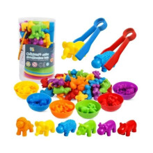 Games for 2, 3, 4, and 5 Year Olds, Counting and Sorting Toy, Fine Motor Skills Sorting Game, Educational Toy for Children, Classification