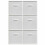 Charles Jacobs (White + 6 White Drawers) Charles Jacobs White 6 Cube Open Book Shelf Storage Unit 2