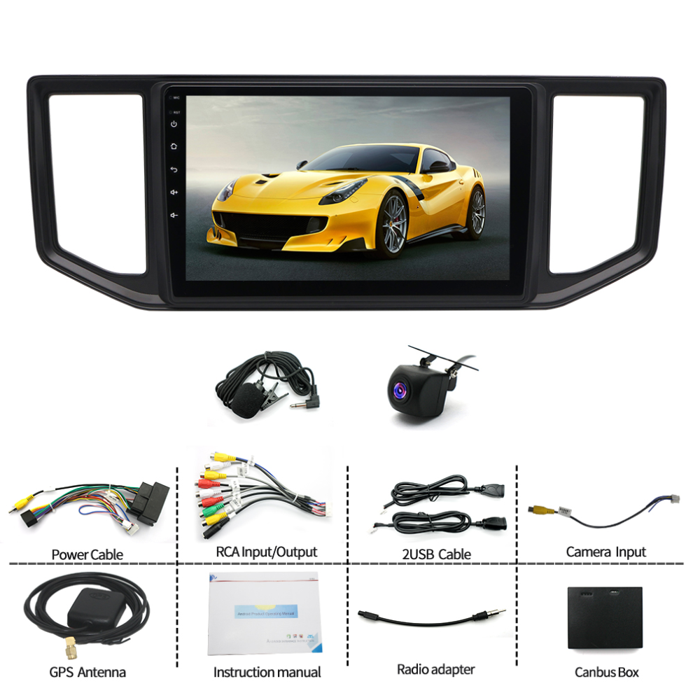 10In Car Stereo Radio Gps 2+32G For Vw Crafter 2017-2021 With Carplay Android Auto Swc + Ahd Backup Camera 7590308689999