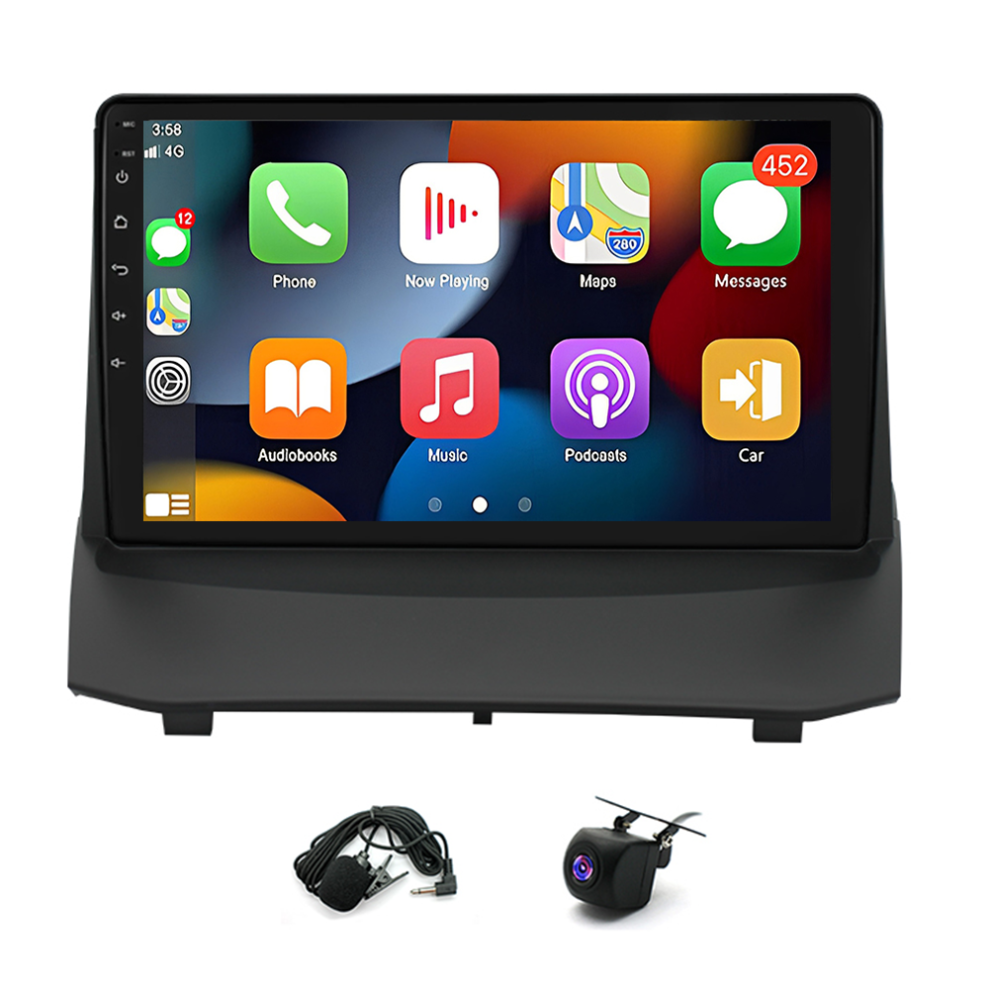 9In Car Stereo Radio Gps 2+32G For Fiesta 2009-2014 With Carplay Android Auto Swc + Ahd Backup Camera 7590308690292