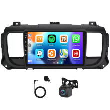 9in Car Stereo Radio GPS 4+64G for Citroen Jumpy 2016-2023 with Carplay Android Auto SWC + AHD Backup Camera