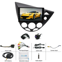 9in Car Stereo Radio GPS 2+32G for Ford Focus MK1 1998-2004 with Carplay Android Auto SWC + AHD Backup Camera