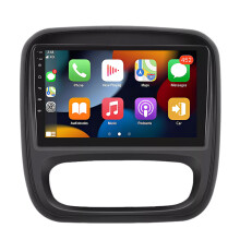 9in Car Stereo Radio GPS 4+64G for Vauxhall Vivaro 2014-2019 with Carplay Android Auto SWC + AHD Backup Camera
