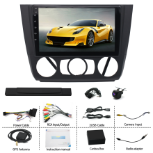 9in Car Stereo Radio GPS 4+64G for 1-Series E88 E82 E81 E87 2004-2011 with Carplay Android Auto SWC + AHD Backup Camera