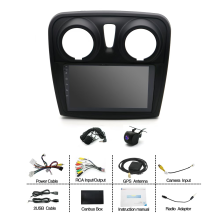 9in Car Stereo Radio GPS 2+32G for Renault Dacia Sandero 2012-2020 with Carplay Android Auto SWC + AHD Backup Camera