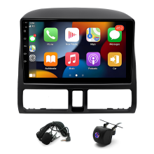 9in Car Stereo Radio GPS 4+64G for CRV 2001-2006 with Carplay Android Auto SWC + AHD Backup Camera