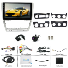 10in Car Stereo Radio GPS 4+64G for Skoda Octavia II 2004-2013 with Carplay Android Auto SWC + AHD Backup Camera