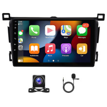 9in Car Stereo Radio GPS 4+64G for Toyota RAV4 2013-2018 with Carplay Android Auto SWC + AHD Backup Camera
