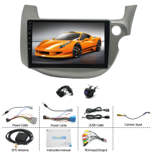 10in Car Stereo Radio GPS 2+64G for Honda FIT 2007-2013 with Carplay Android Auto SWC + AHD Backup Camera