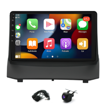 9in Car Stereo Radio GPS 4+64G for Ford Fiesta 2009-2015 with Carplay Android Auto SWC + AHD Backup Camera