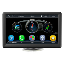 7in Car Stereo Radio GPS Universal with Carplay Android Auto Portable Car Player Reversing Video Input Stereo Radio for Automobile