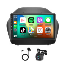 10in Car Stereo Radio GPS 4+64G for Hyundai IX35 2009-2015 with Carplay Android Auto SWC + AHD Backup Camera