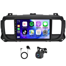 9in Car Stereo Radio GPS 4+64G for Peugeot Expert 2016-2023 with Carplay Android Auto SWC + AHD Backup Camera