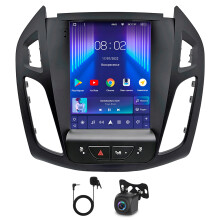 9in Car Stereo Radio GPS 2+64G for Ford Transit Connect 2014-2018 with Carplay Android Auto SWC + AHD Backup Camera