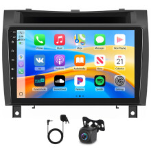 9in Car Stereo Radio GPS 2+64G for Mercedes-Benz SLK 2004-2011 with Carplay Android Auto SWC + AHD Backup Camera