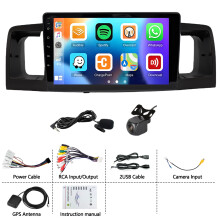 9in Car Stereo Radio GPS 2+64G for Corolla 2005-2012 with Carplay Android Auto SWC + AHD Backup Camera