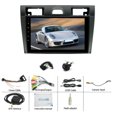 9in Car Stereo Radio GPS 2+64G for Ford Fiesta 2006-2008 with Carplay Android Auto SWC + AHD Backup Camera