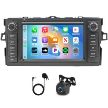 7in Car Stereo Radio GPS 2+64G for Toyota Auris 2006-2012 with Carplay Android Auto SWC + AHD Backup Camera