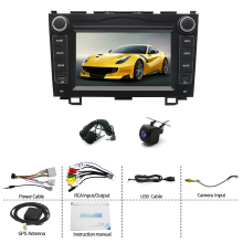 7in Car Stereo Radio GPS 2+64G for Honda CRV 2007-2011 with Carplay Android Auto SWC + AHD Backup Camera