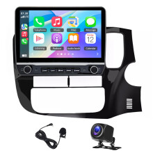 10in Car Stereo Radio GPS 2+64G for Mitsubishi Outlander 2012-2018 with Carplay Android Auto SWC + AHD Backup Camera
