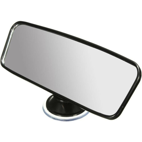 Car interior rearview mirror, universal replacement interior rearview mirror, wide angle, high visibility (20*6cm)