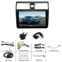 10in Car Stereo Radio GPS 2+64G for Suzuki Swift 2005-2010 with Carplay Android Auto SWC + AHD Backup Camera